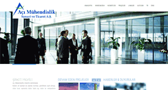 Desktop Screenshot of acimuhendislik.com.tr
